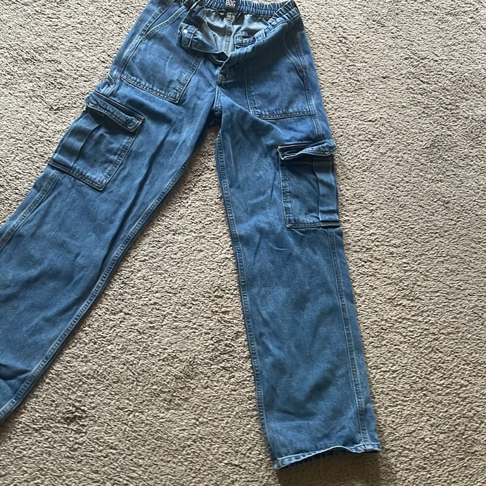 Womens blue cargo jeans - Picture 7 of 7